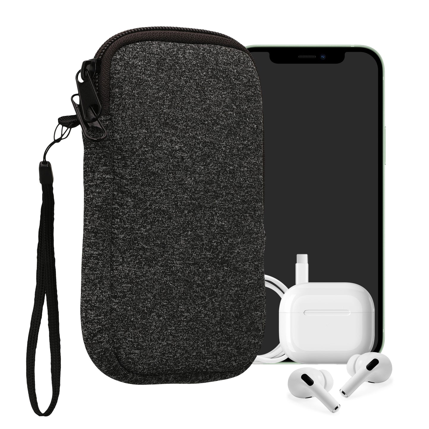 kwmobile Handytasche für Smartphones - 4,5" - Handy Tasche 14,4 x 8,3 cm Innenmaße