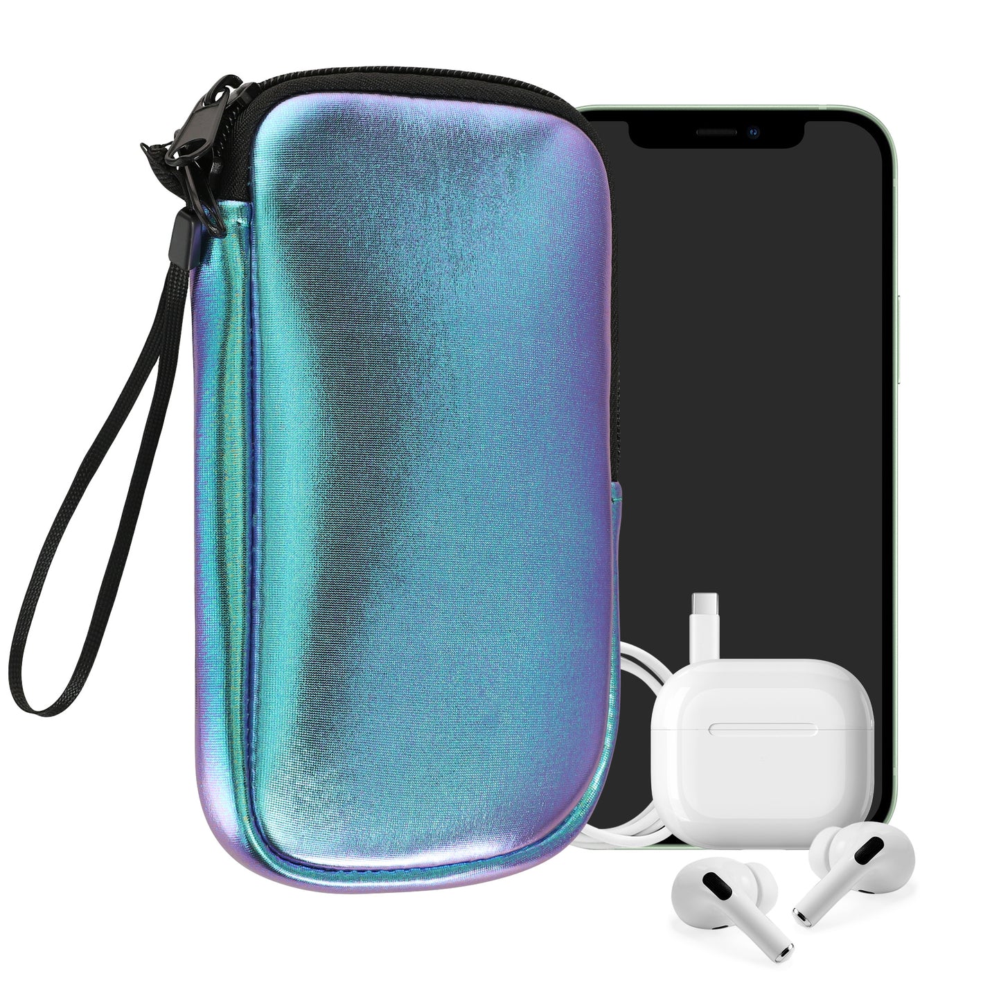 kwmobile Handytasche für Smartphones - 4,5" - Handy Tasche 14,4 x 8,3 cm Innenmaße
