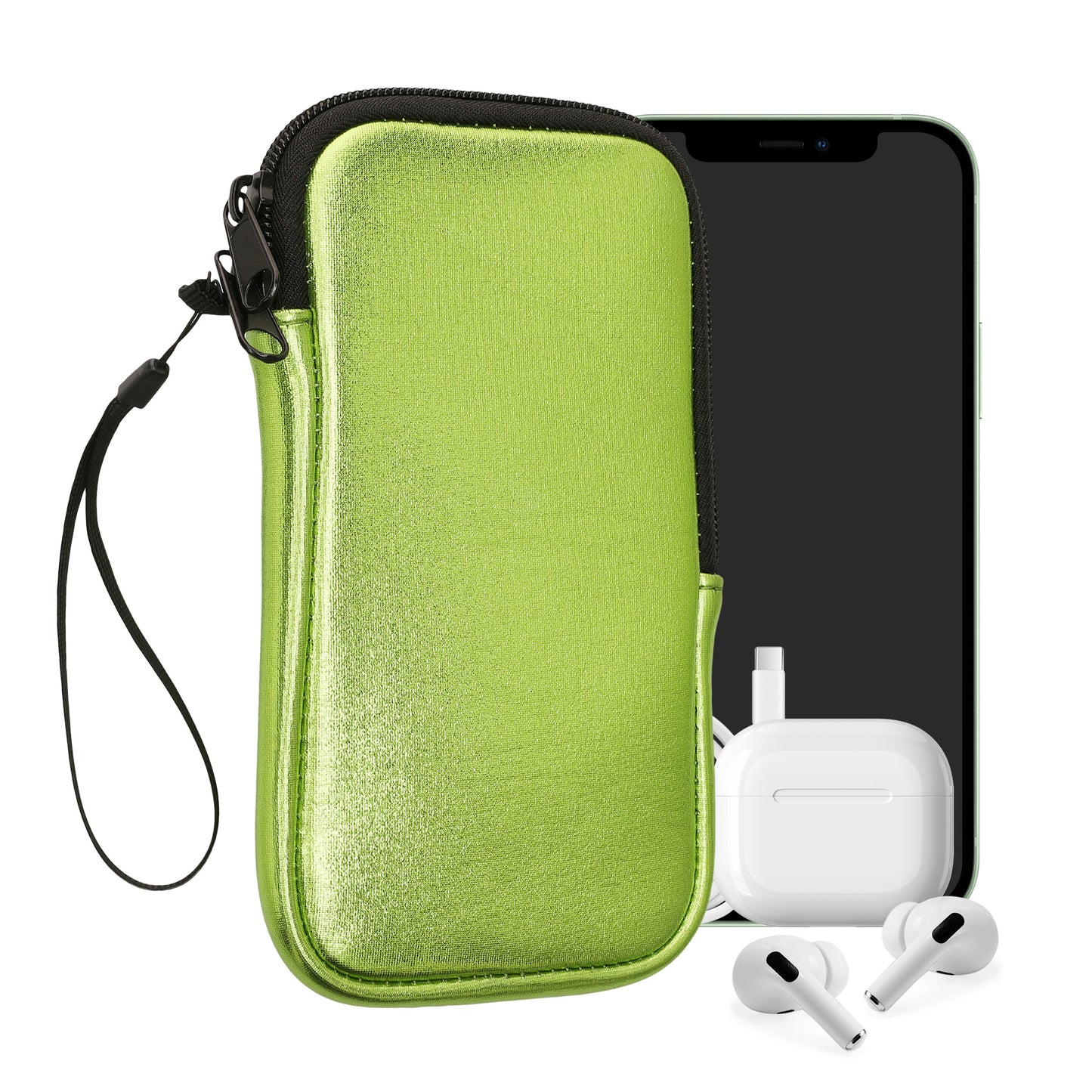 kwmobile Handytasche für Smartphones - 4,5" - Handy Tasche 14,4 x 8,3 cm Innenmaße