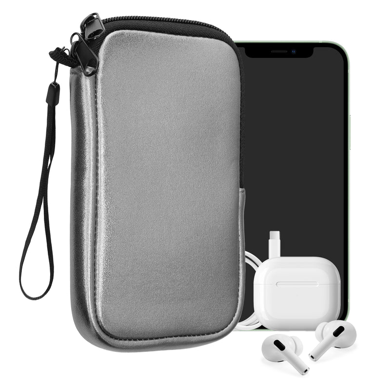 kwmobile Handytasche für Smartphones - 4,5" - Handy Tasche 14,4 x 8,3 cm Innenmaße