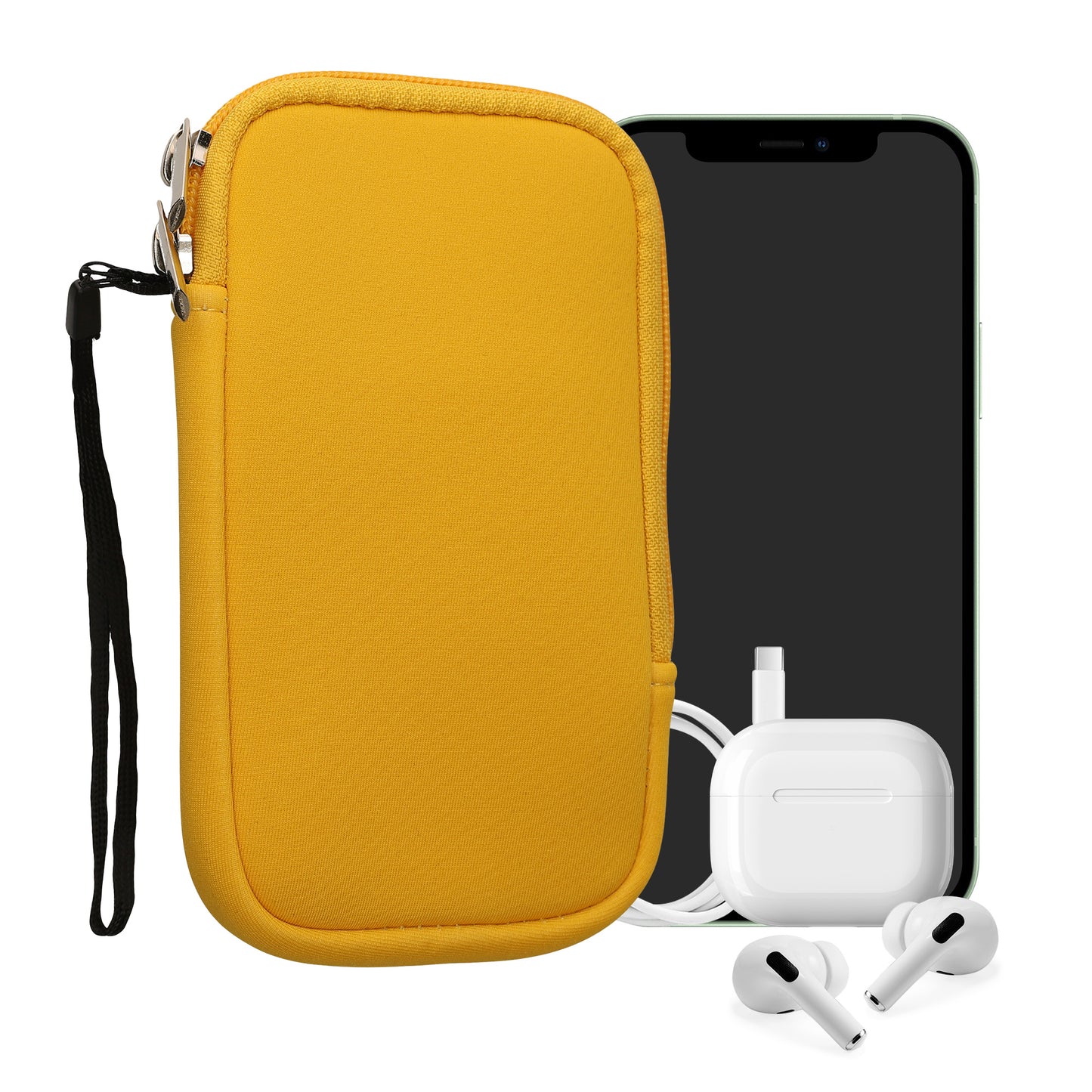 kwmobile Handytasche für Smartphones - 4,5" - Handy Tasche 14,4 x 8,3 cm Innenmaße