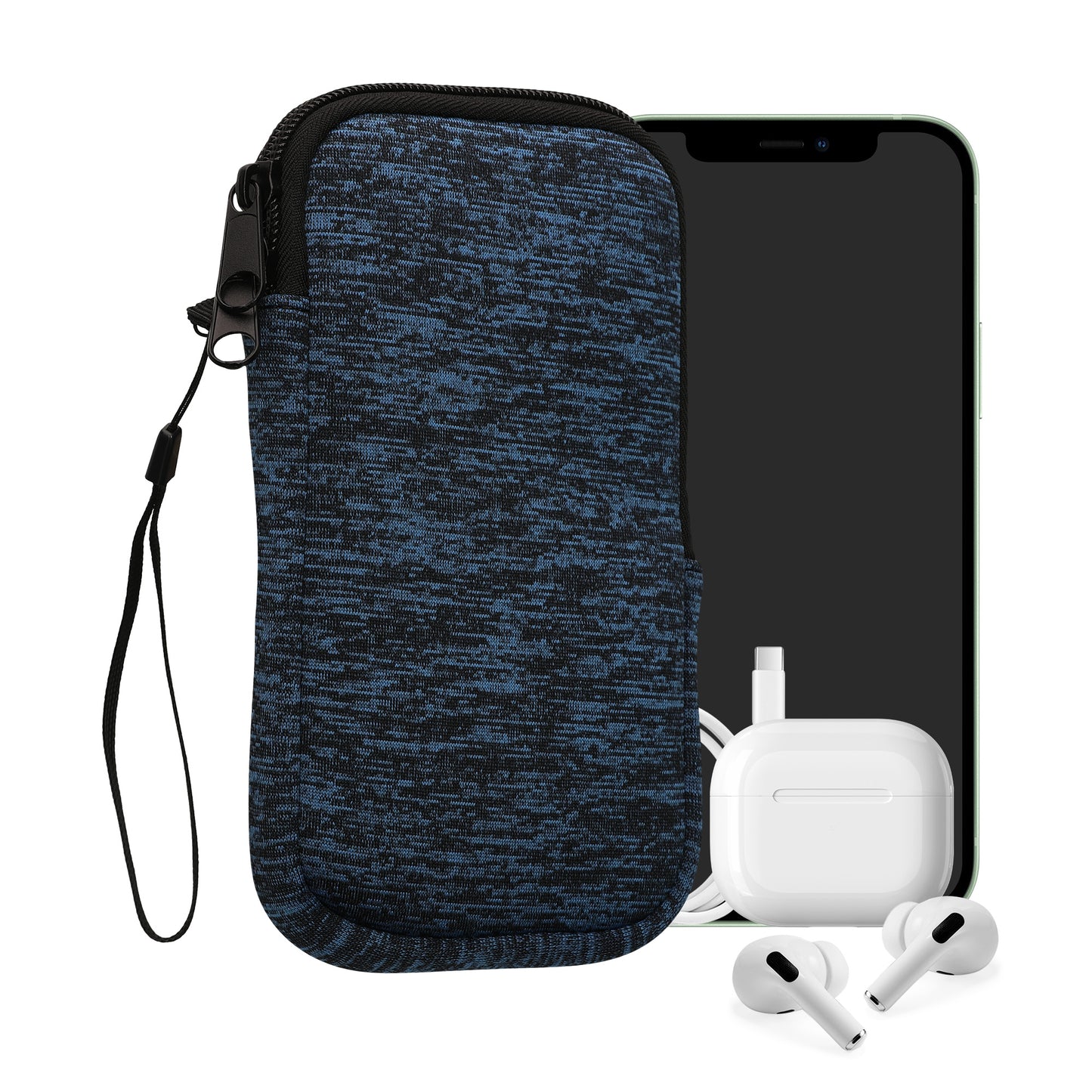 kwmobile Handytasche für Smartphones - 4,5" - Handy Tasche 14,4 x 8,3 cm Innenmaße