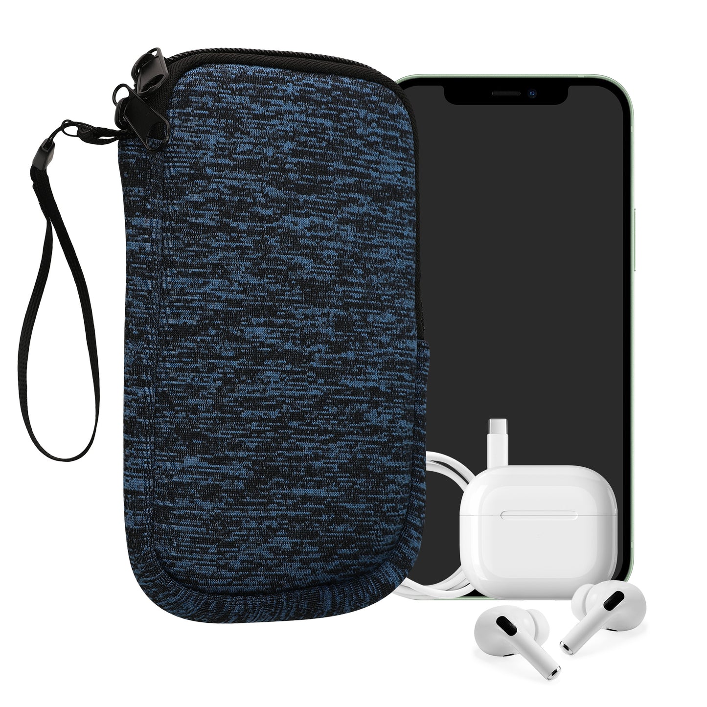 kwmobile Handytasche für Smartphones - 4,5" - Handy Tasche 14,4 x 8,3 cm Innenmaße