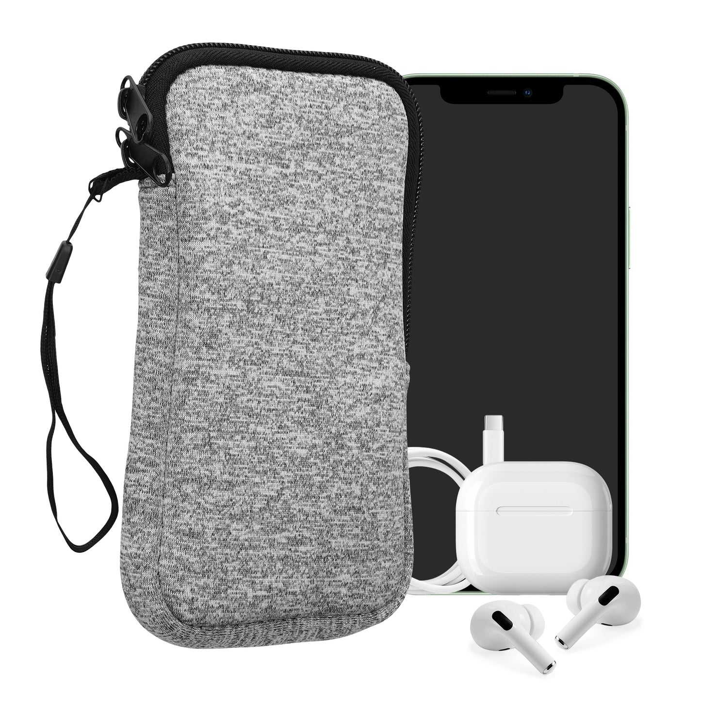 kwmobile Handytasche für Smartphones - 4,5" - Handy Tasche 14,4 x 8,3 cm Innenmaße