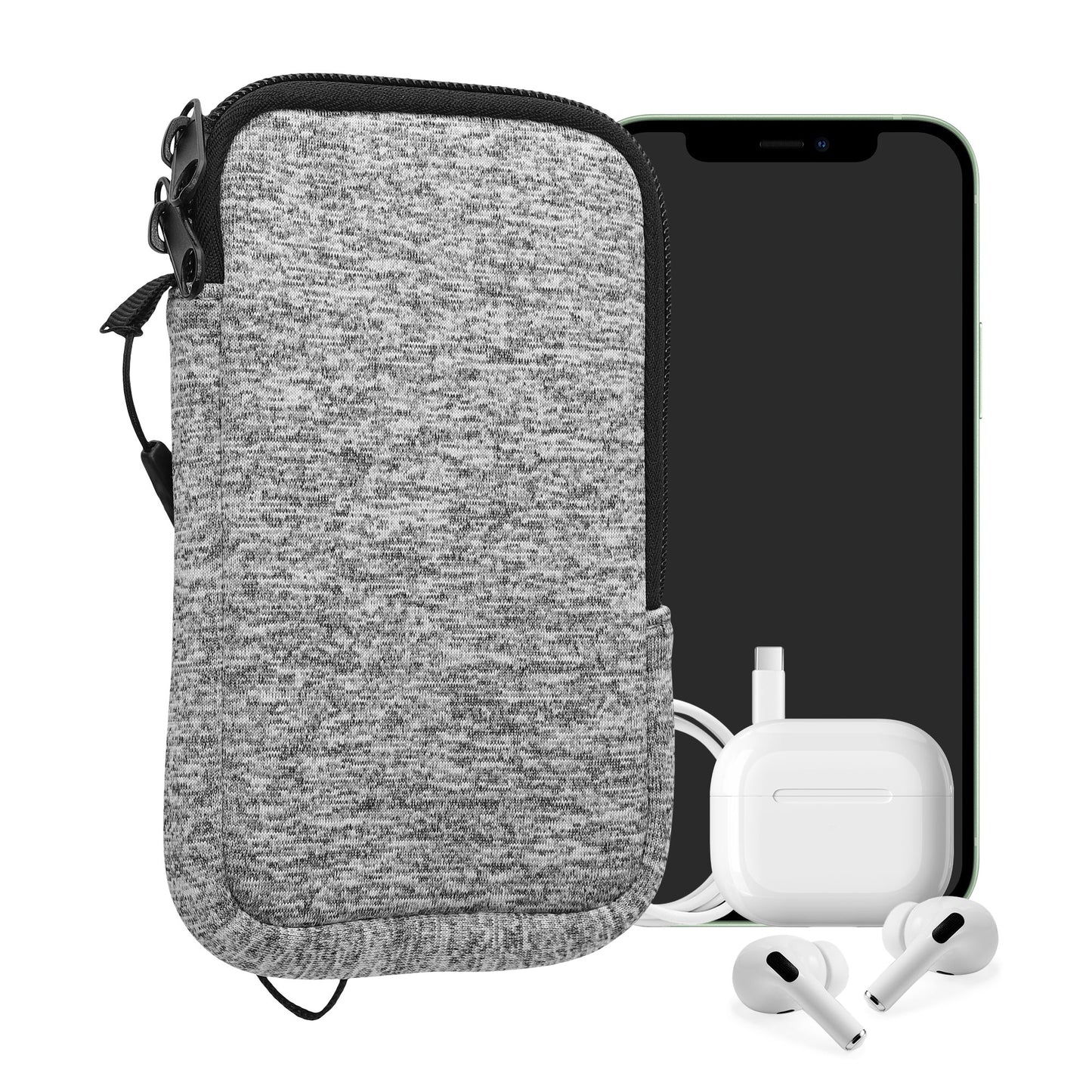 kwmobile Handytasche für Smartphones - 4,5" - Handy Tasche 14,4 x 8,3 cm Innenmaße
