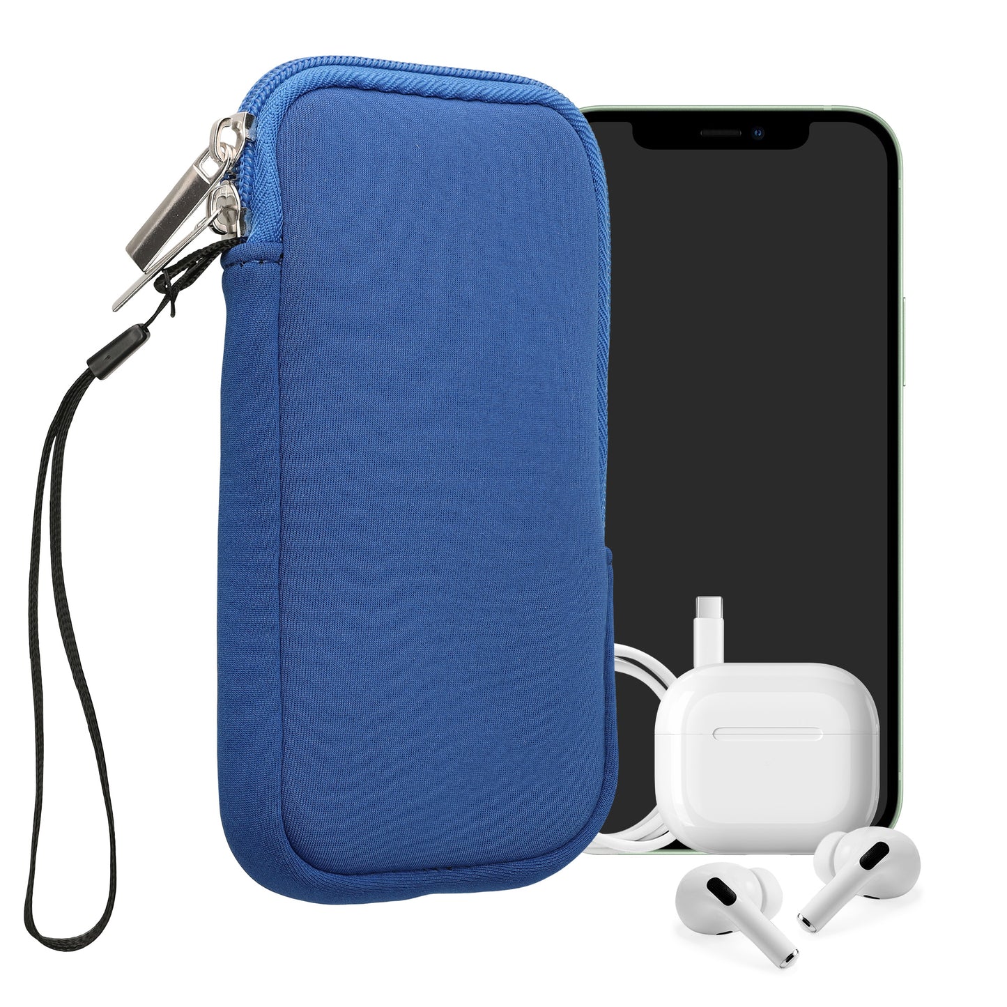 kwmobile Handytasche für Smartphones - 4,5" - Handy Tasche 14,4 x 8,3 cm Innenmaße