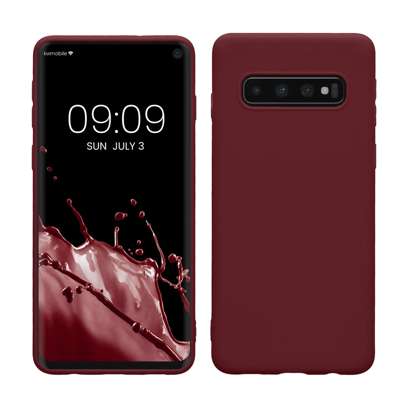 kwmobile Handyhülle für Samsung Galaxy S10 Hülle - Kabelloses Laden - Schutzhülle Cover