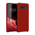 kwmobile Handyhülle für Samsung Galaxy S10 Hülle Case Silikon Kabelloses Laden Schutzhülle Cover