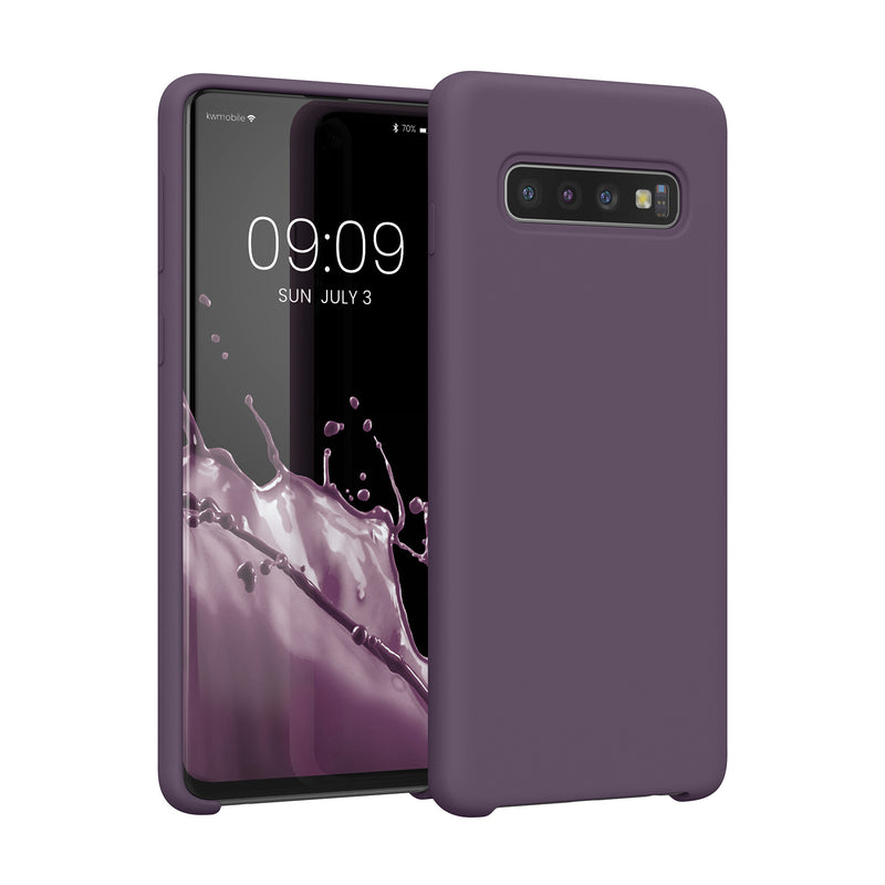 kwmobile Handyhülle für Samsung Galaxy S10 Hülle Case Silikon Kabelloses Laden Schutzhülle Cover