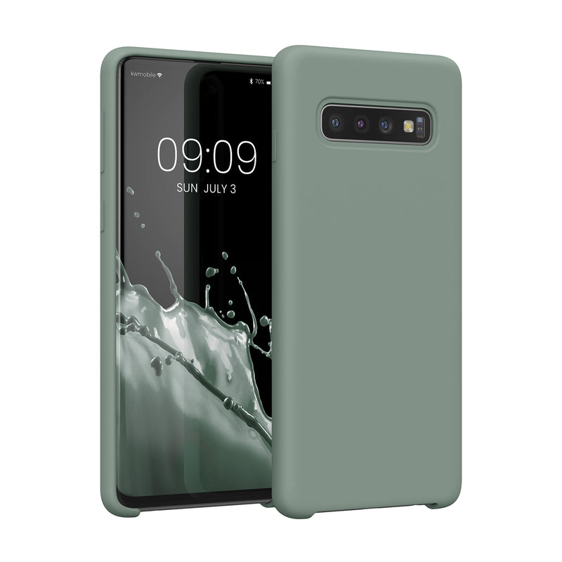 kwmobile Handyhülle für Samsung Galaxy S10 Hülle Case Silikon Kabelloses Laden Schutzhülle Cover