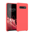 kwmobile Handyhülle für Samsung Galaxy S10 Hülle Case Silikon Kabelloses Laden Schutzhülle Cover