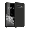 kwmobile Handyhülle für Samsung Galaxy S10 Hülle Case Silikon Kabelloses Laden Schutzhülle Cover