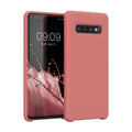 kwmobile Handyhülle für Samsung Galaxy S10 Hülle Case Silikon Kabelloses Laden Schutzhülle Cover