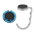 kwmobile Taschenhalter für Tisch - 2x Handtaschenhalter für Tisch - Taschenhaken faltbar - Taschen Aufhänger - Taschen Halter Haken - Tischhaken Set