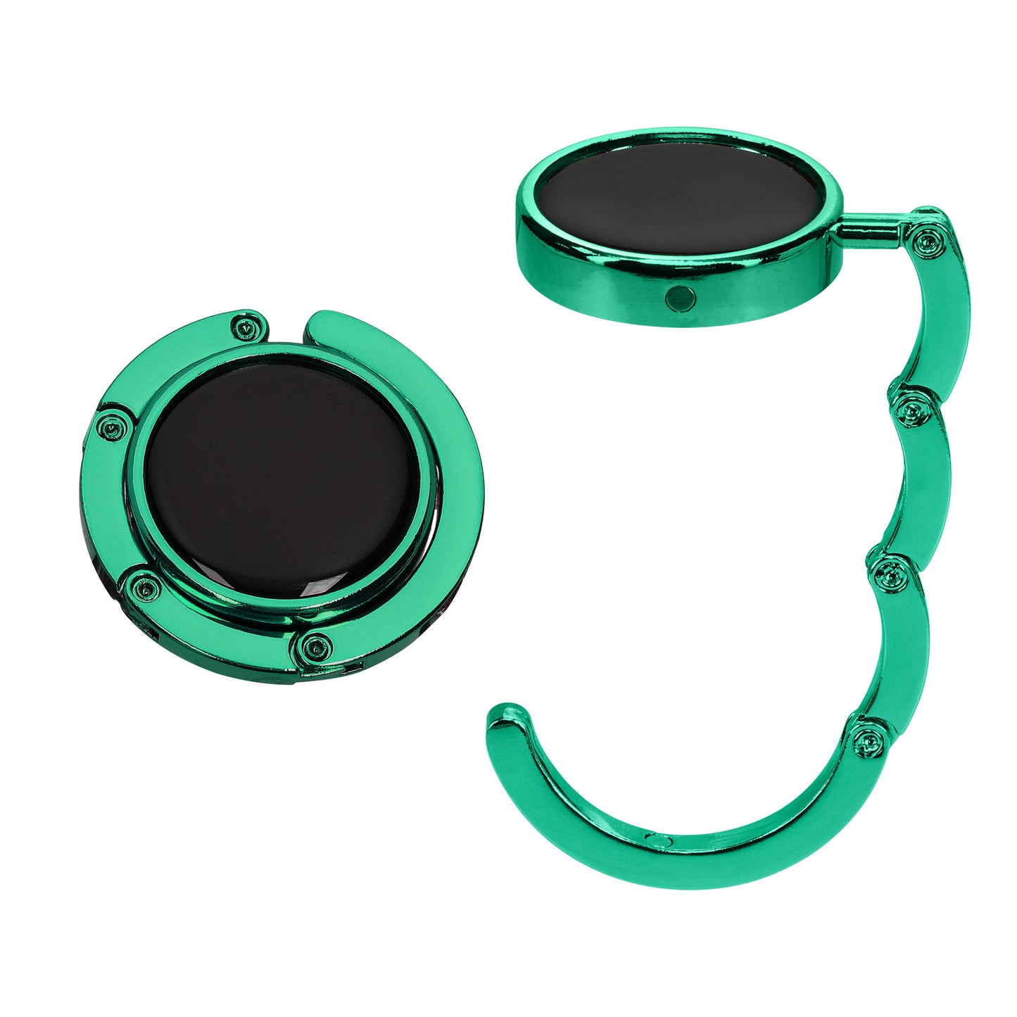 kwmobile Taschenhalter für Tisch - 2x Handtaschenhalter für Tisch - Taschenhaken faltbar - Taschen Aufhänger - Taschen Halter Haken - Tischhaken Set