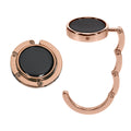 kwmobile Taschenhalter für Tisch - 2x Handtaschenhalter für Tisch - Taschenhaken faltbar - Taschen Aufhänger - Taschen Halter Haken - Tischhaken Set