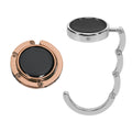kwmobile Taschenhalter für Tisch - 2x Handtaschenhalter für Tisch - Taschenhaken faltbar - Taschen Aufhänger - Taschen Halter Haken - Tischhaken Set