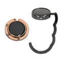 kwmobile Taschenhalter für Tisch - 2x Handtaschenhalter für Tisch - Taschenhaken faltbar - Taschen Aufhänger - Taschen Halter Haken - Tischhaken Set