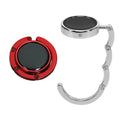 kwmobile Taschenhalter für Tisch - 2x Handtaschenhalter für Tisch - Taschenhaken faltbar - Taschen Aufhänger - Taschen Halter Haken - Tischhaken Set