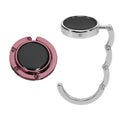 kwmobile Taschenhalter für Tisch - 2x Handtaschenhalter für Tisch - Taschenhaken faltbar - Taschen Aufhänger - Taschen Halter Haken - Tischhaken Set