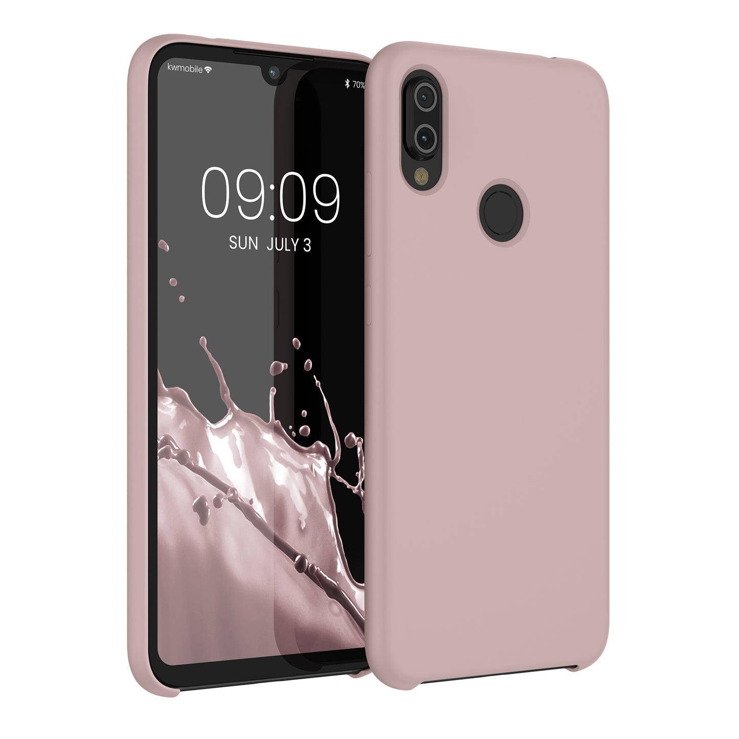 kwmobile Handyhülle für Xiaomi Redmi Note 7 / Note 7 Pro - Case Silikon - Kabelloses Laden - Schutzhülle Cover