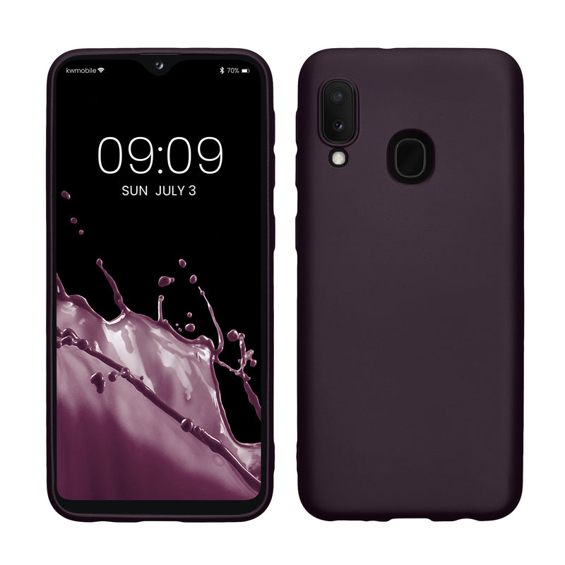 kwmobile Handyhülle für Samsung Galaxy A20e Hülle Silikon Case Schutzhülle Cover