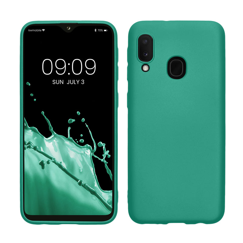 kwmobile Handyhülle für Samsung Galaxy A20e Hülle Silikon Case Schutzhülle Cover