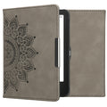 kwmobile Schutzhülle für Tolino Vision 1 / 2 / 3 / 4 HD Hülle - eReader Case aus Kunstleder mit Auto Sleep Funktion - Kompass Vintage