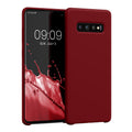 kwmobile Handyhülle für Samsung Galaxy S10 Plus / S10+ Hülle - Case Silikon - Kabelloses Laden - Schutzhülle Cover