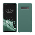 kwmobile Handyhülle für Samsung Galaxy S10 Plus / S10+ Hülle - Case Silikon - Kabelloses Laden - Schutzhülle Cover