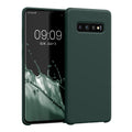 kwmobile Handyhülle für Samsung Galaxy S10 Plus / S10+ Hülle - Case Silikon - Kabelloses Laden - Schutzhülle Cover