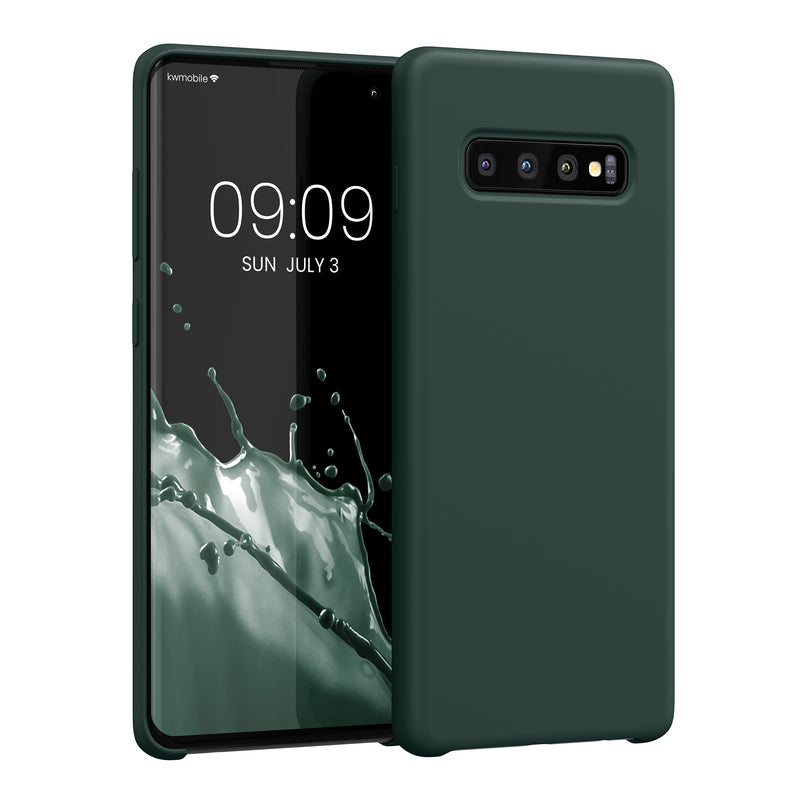 kwmobile Handyhülle für Samsung Galaxy S10 Plus / S10+ Hülle - Case Silikon - Kabelloses Laden - Schutzhülle Cover