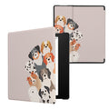kwmobile Schutzhülle für Amazon Kindle Oasis 10. Generation Hülle - eReader Flip Case mit Auto Sleep Funktion - Galaxie Baum Wiese