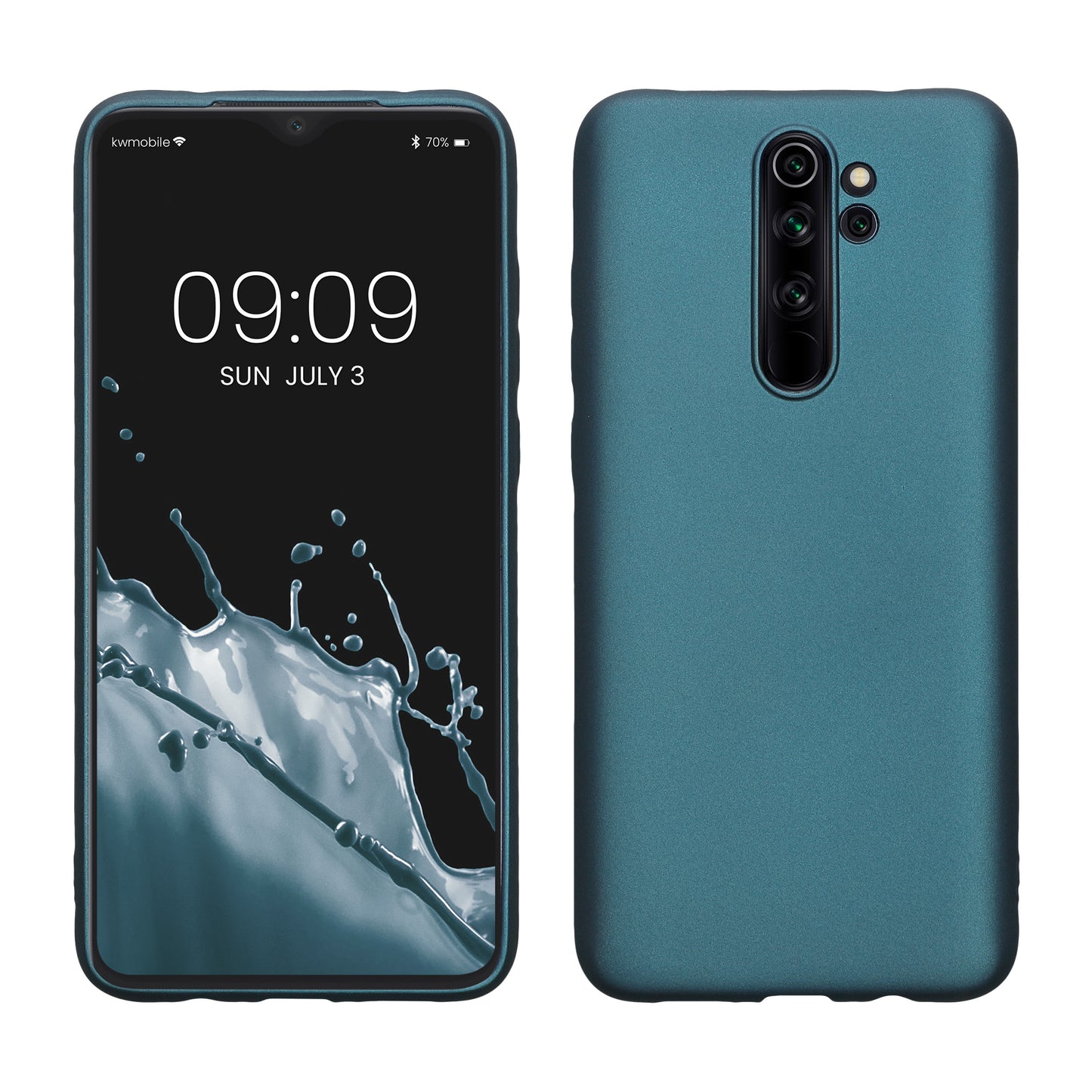 kwmobile Handyhülle für Xiaomi Redmi Note 8 Pro Hülle - Silikon Case Schutzhülle Cover