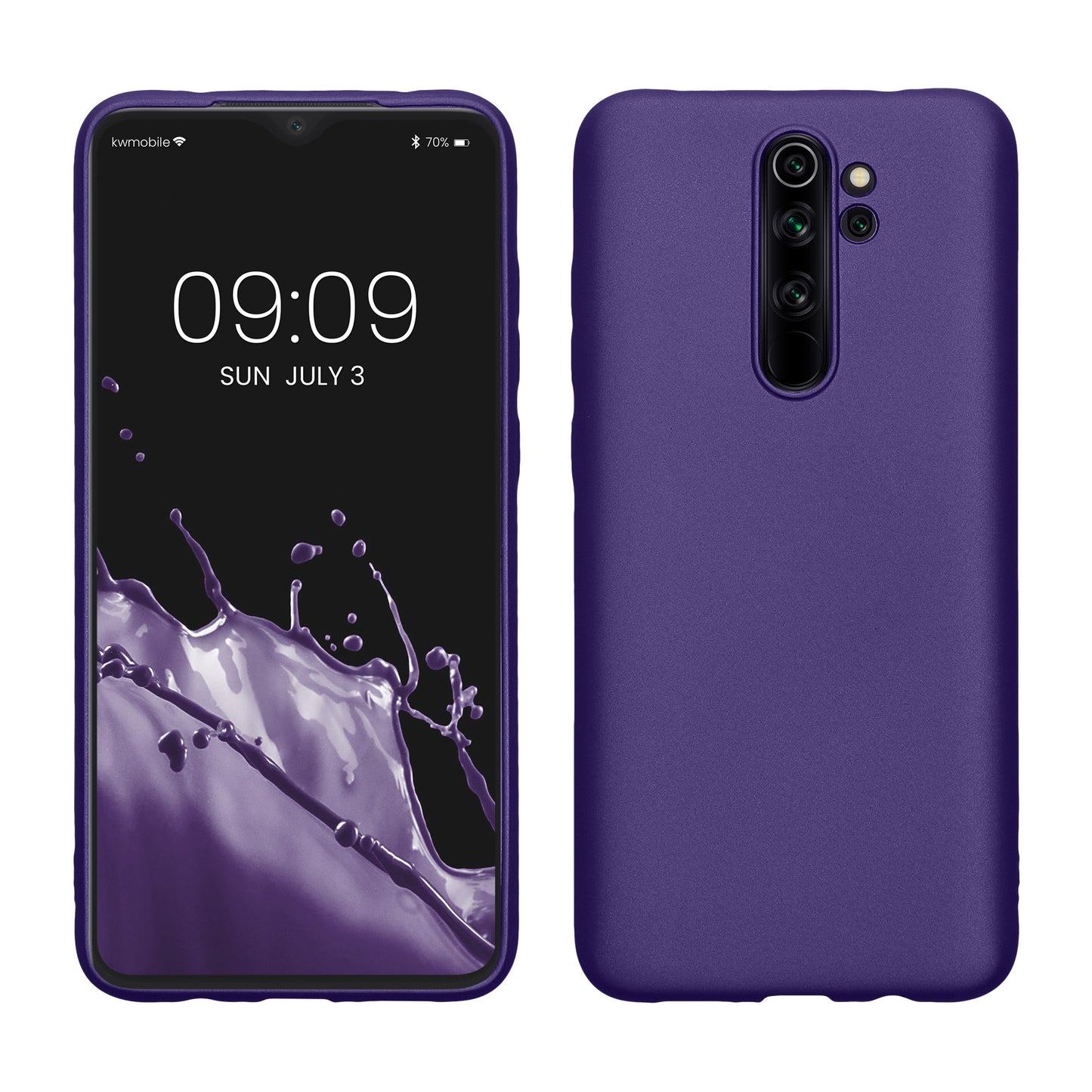 kwmobile Handyhülle für Xiaomi Redmi Note 8 Pro Hülle - Silikon Case Schutzhülle Cover