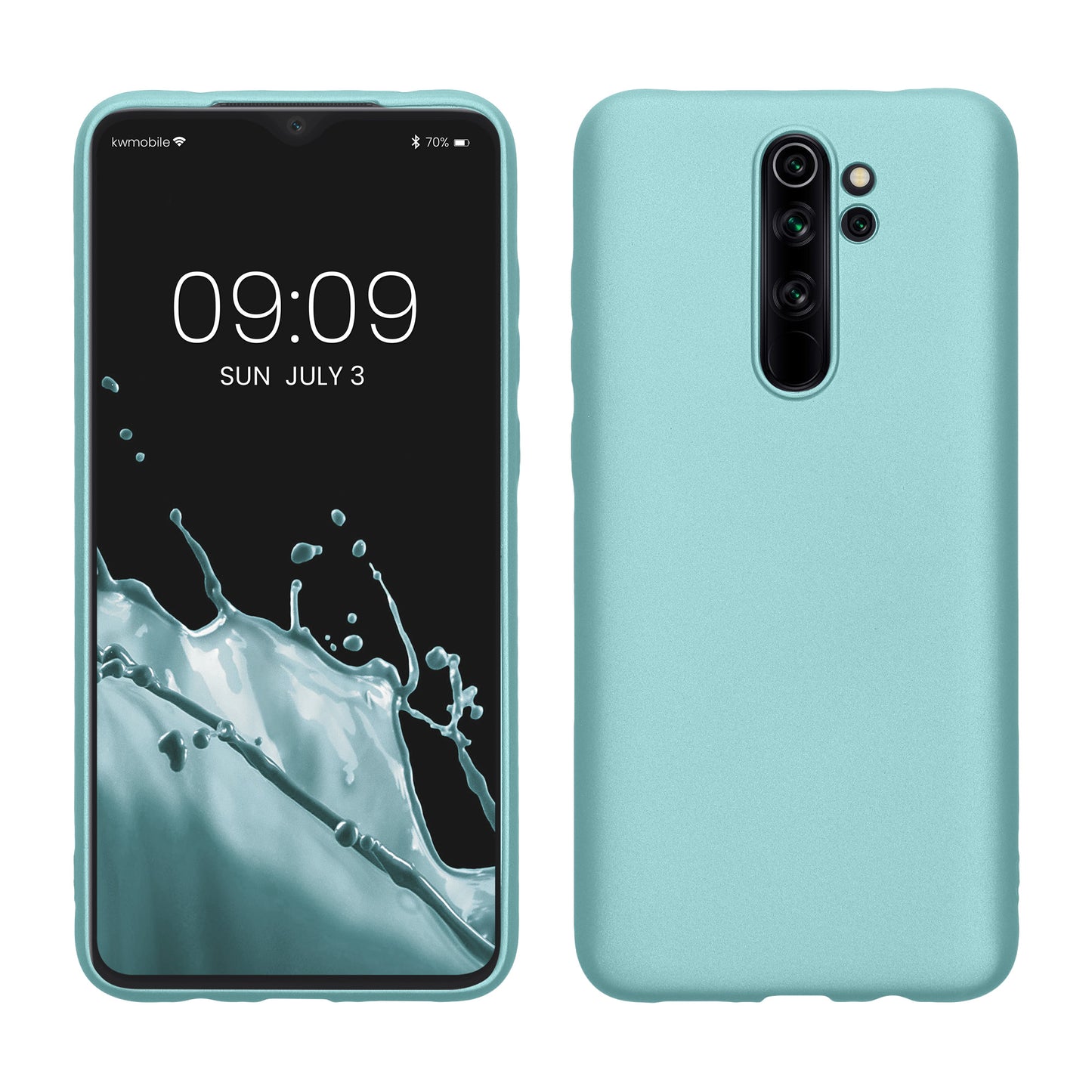 kwmobile Handyhülle für Xiaomi Redmi Note 8 Pro Hülle - Silikon Case Schutzhülle Cover
