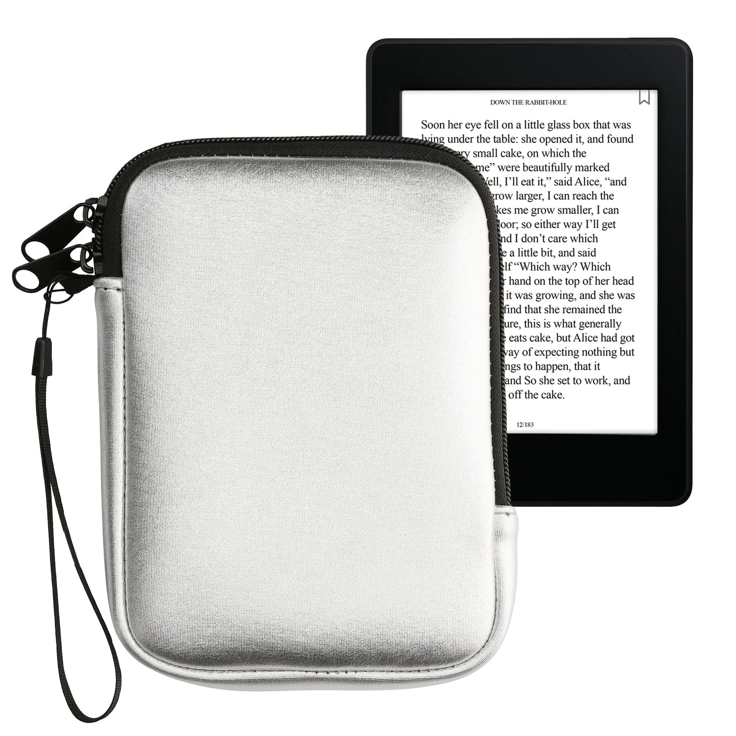 kwmobile Schutztasche für eReader Tasche Hülle Cover Case Schutzhülle 17 x 12 x 2 cm Innenmaße