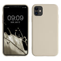 kwmobile Hülle kompatibel mit Apple iPhone 11 Hülle - gummierte Silikon Handyhülle - Schutzhülle für kabelloses Laden - Case