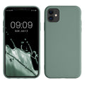 kwmobile Hülle kompatibel mit Apple iPhone 11 Hülle - gummierte Silikon Handyhülle - Schutzhülle für kabelloses Laden - Case