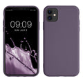 kwmobile Hülle kompatibel mit Apple iPhone 11 Hülle - gummierte Silikon Handyhülle - Schutzhülle für kabelloses Laden - Case