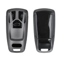 kwmobile Autoschlüssel Hülle kompatibel mit Audi 3-Tasten Smartkey Autoschlüssel (nur Keyless Go) - Schlüsselhülle Silikon Cover