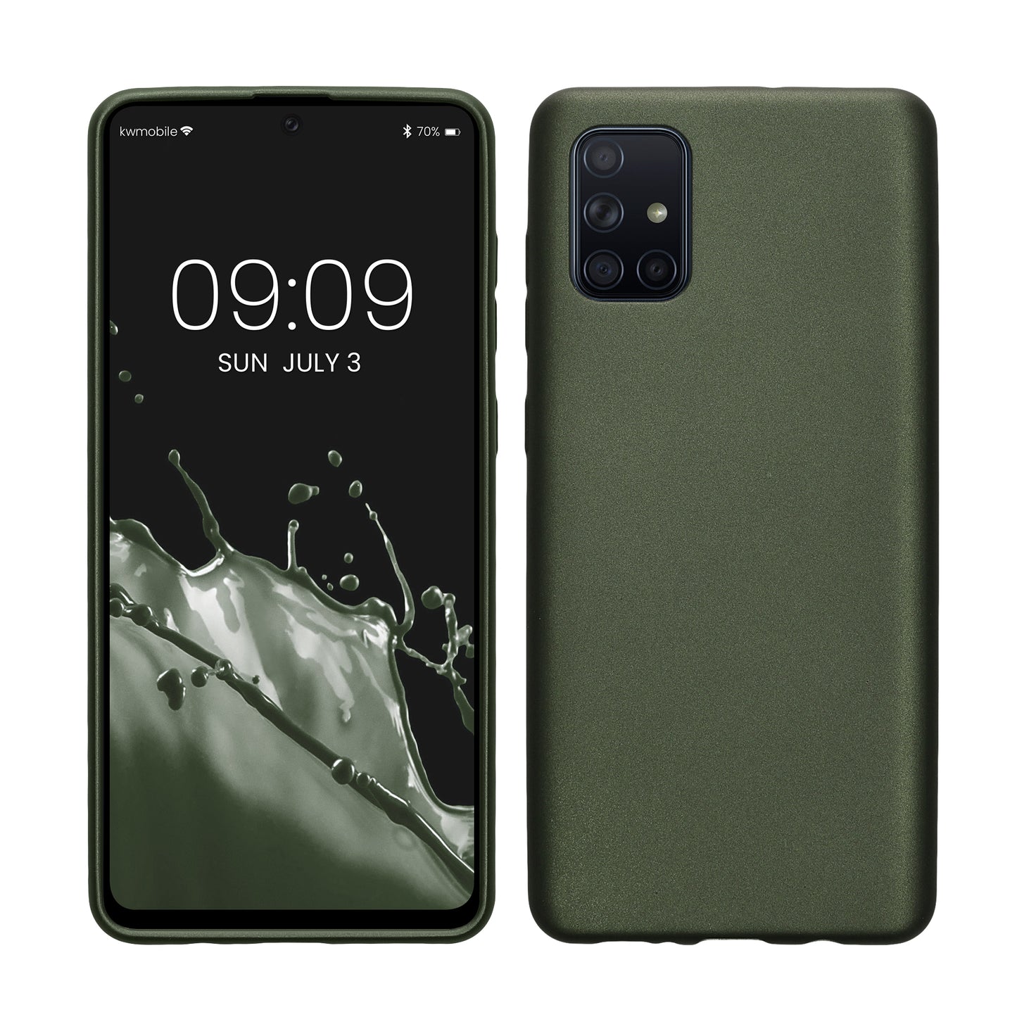 kwmobile Handyhülle für Samsung Galaxy A71 Hülle - Silikon Case schutzhülle Cover
