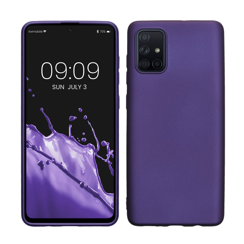kwmobile Handyhülle für Samsung Galaxy A71 Hülle - Silikon Case schutzhülle Cover