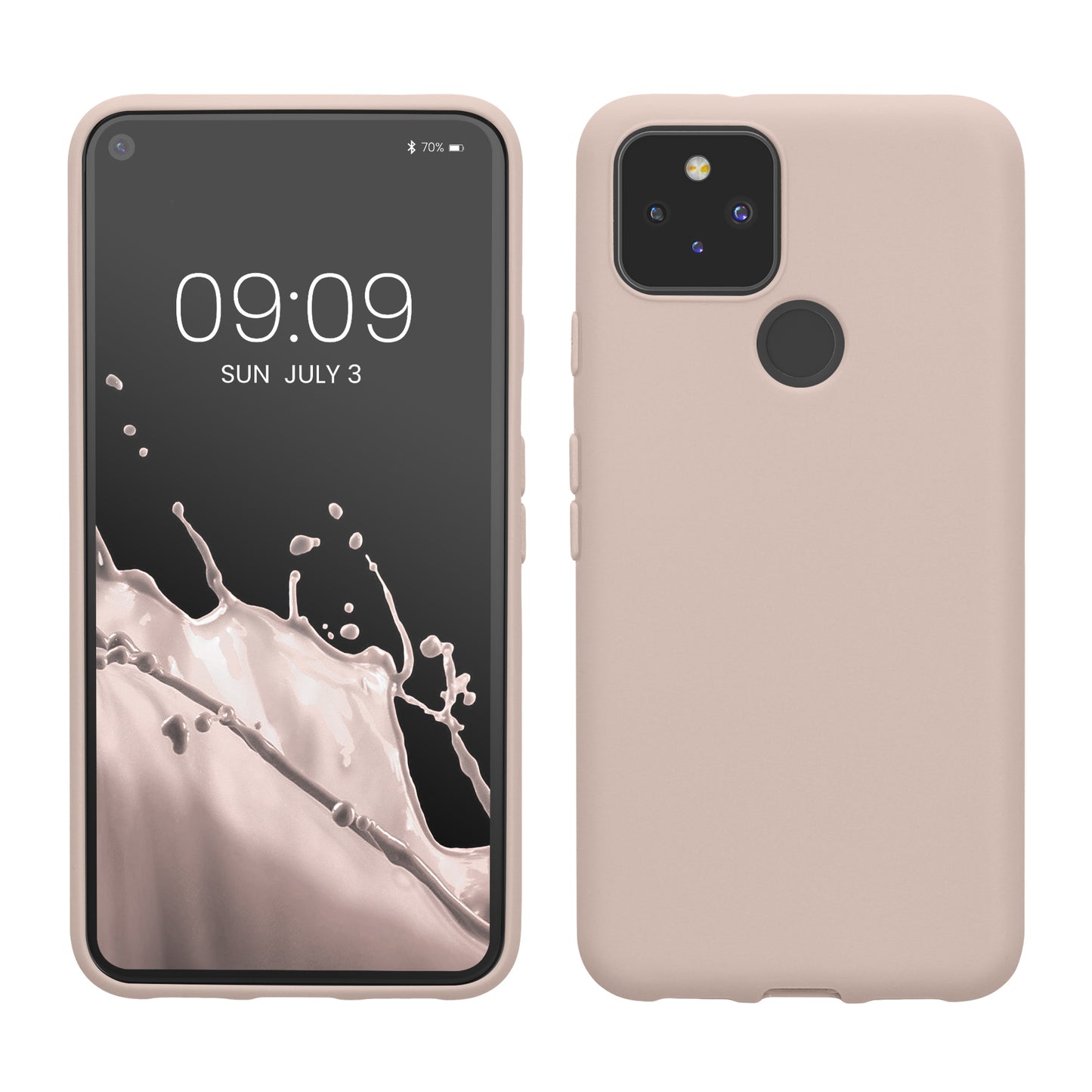 kwmobile Handyhülle für Google Pixel 5 Hülle - Kabelloses Laden - Schutzhülle Cover