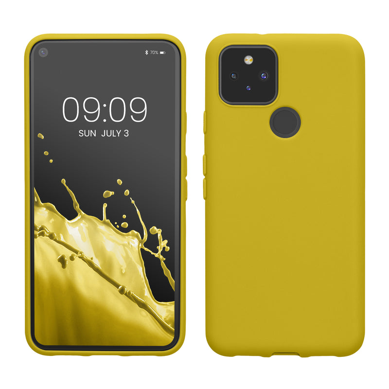 kwmobile Handyhülle für Google Pixel 5 Hülle - Kabelloses Laden - Schutzhülle Cover