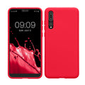 kwmobile Hülle kompatibel mit Huawei P20 Pro Hülle - gummierte TPU Silikon Handyhülle - Schutzhülle für kabelloses Laden - Case in Neon Pink Neon Pink  
