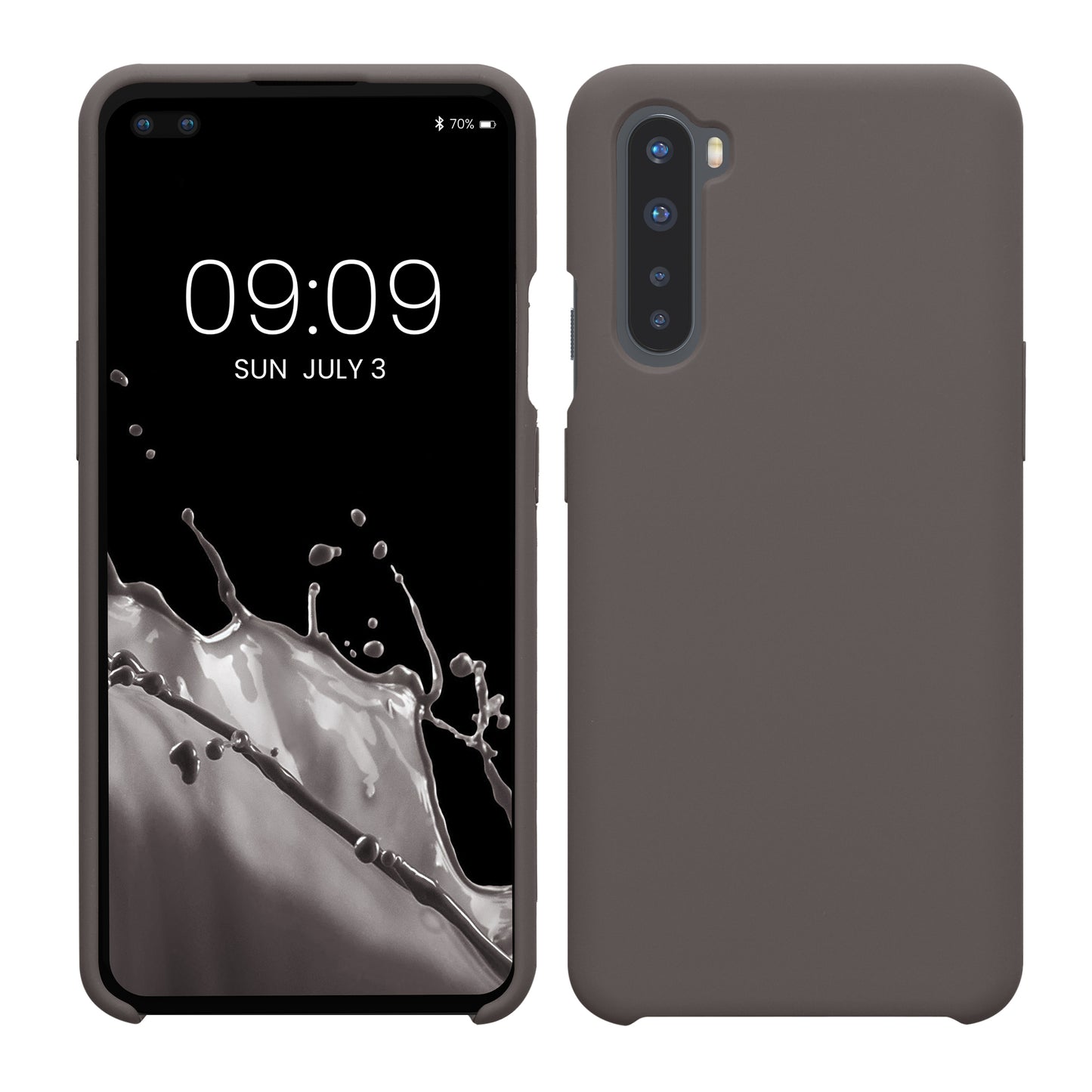 kwmobile Handyhülle für OnePlus Nord Hülle Case Silikon Kabelloses Laden Schutzhülle Cover
