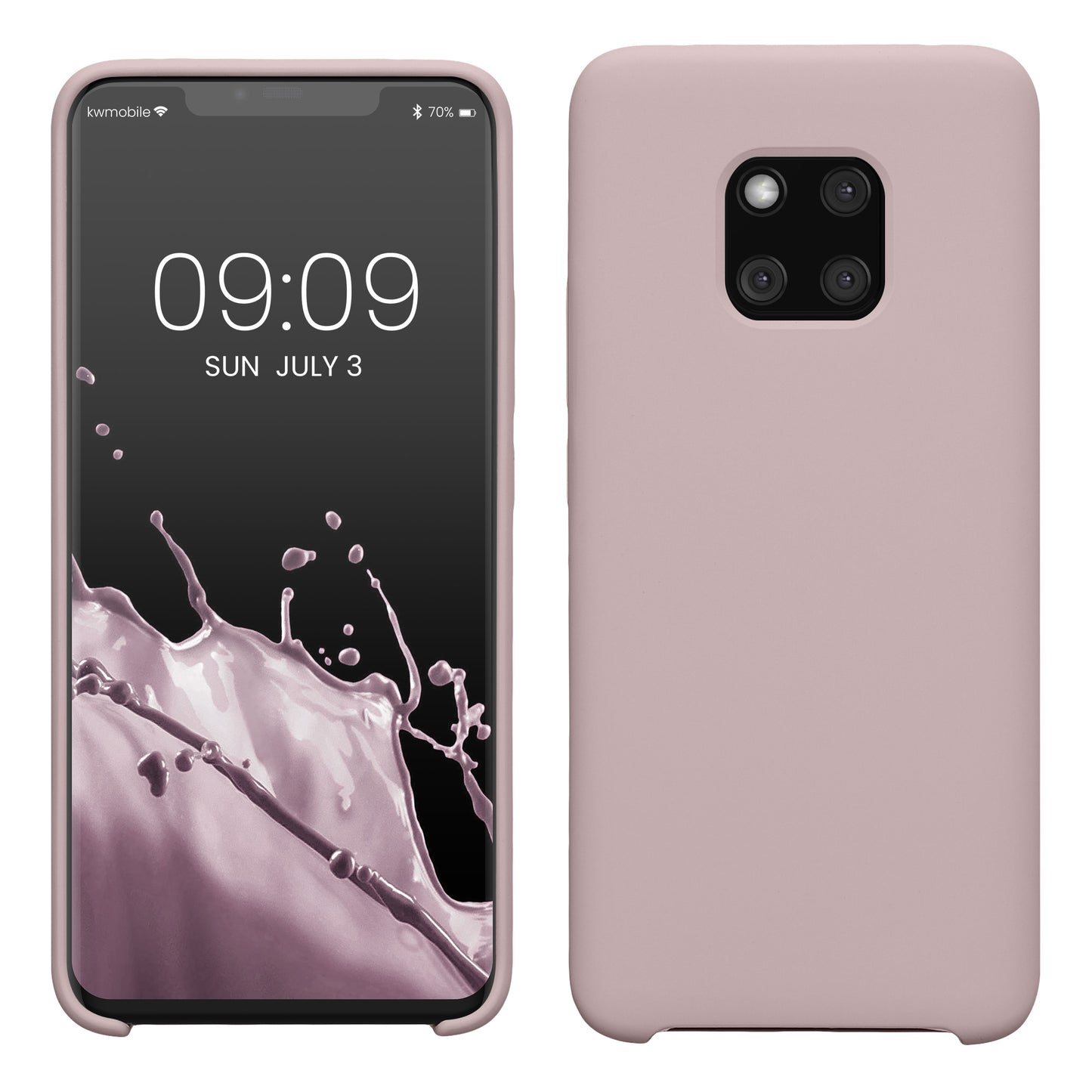 kwmobile Handyhülle für Huawei Mate 20 Pro Hülle - Case Silikon - Kabelloses Laden - Schutzhülle Cover