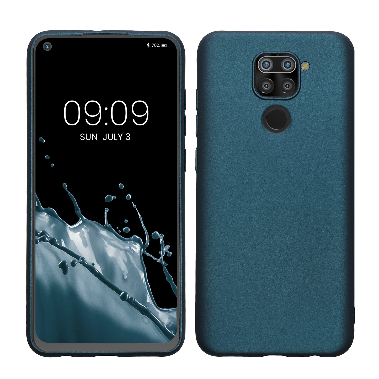 kwmobile Handyhülle für Xiaomi Redmi Note 9 Hülle - Silikon Case - Schutzhülle Cover