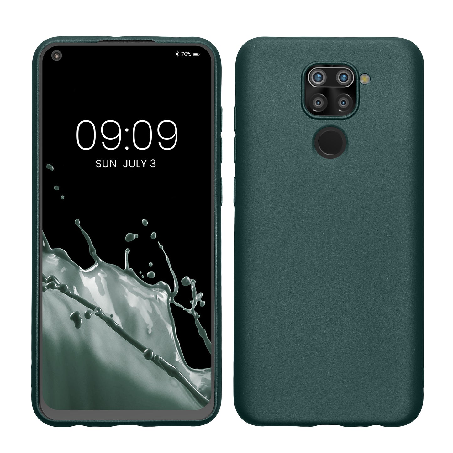 kwmobile Handyhülle für Xiaomi Redmi Note 9 Hülle - Silikon Case - Schutzhülle Cover